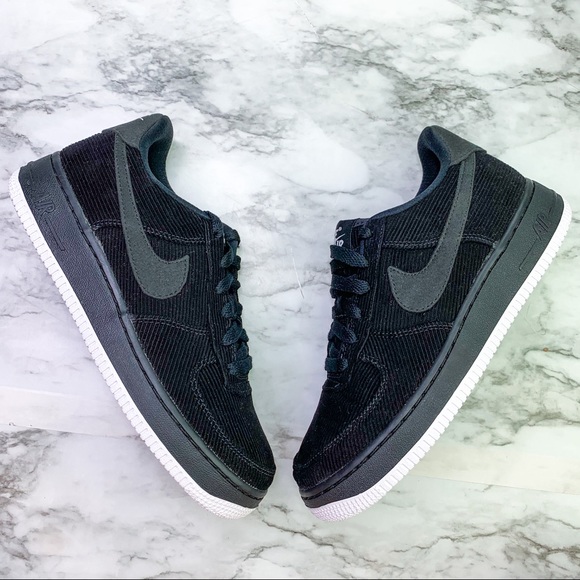 **SOLD** Nike Air Force 1 LV8 Canvas Black Sneaker - Picture 3 of 6